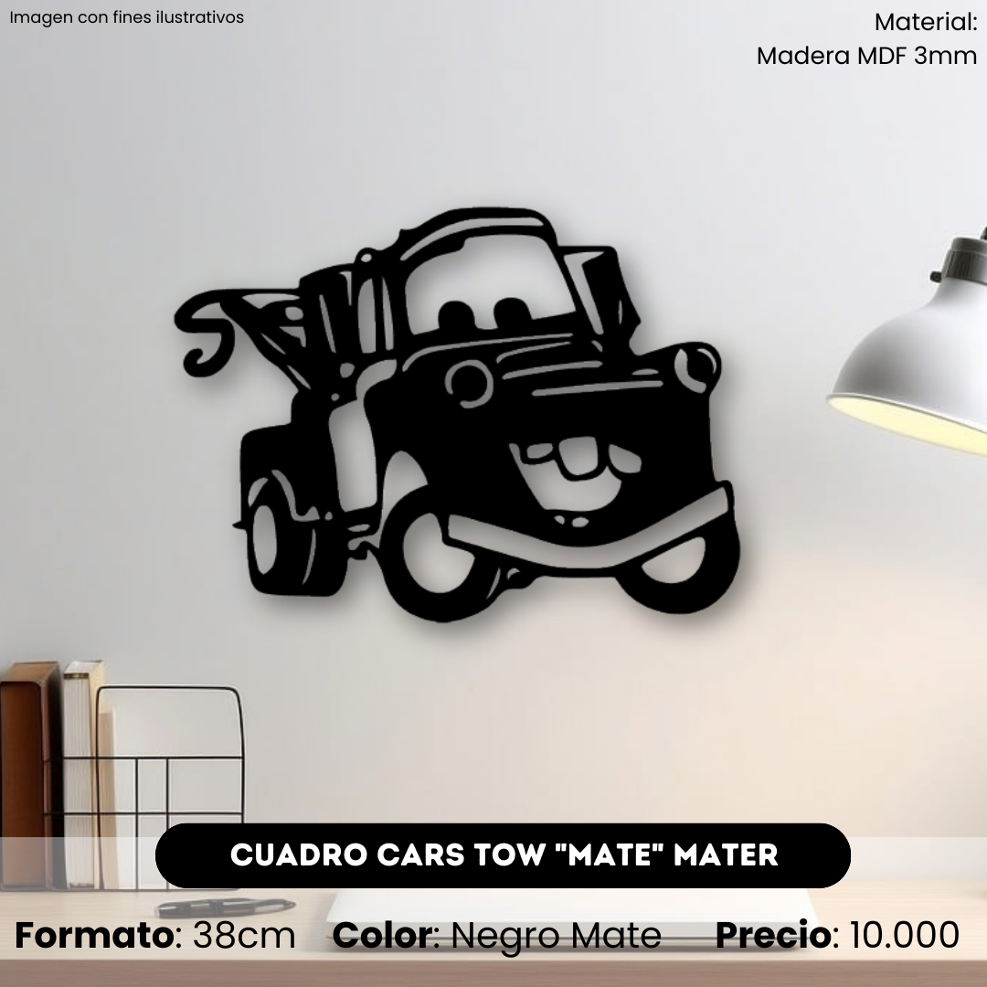 Cuadro Cars Tow Mate Mater