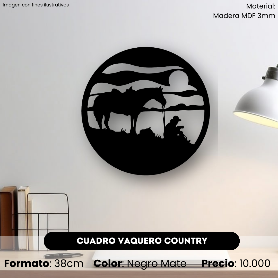Cuadro Vaquero Country
