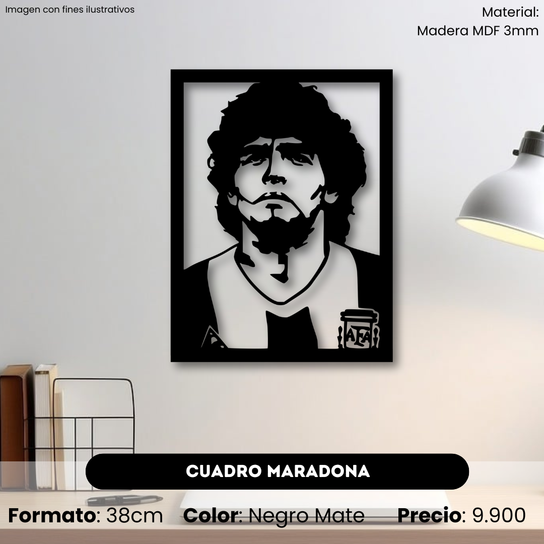 Cuadro Maradona