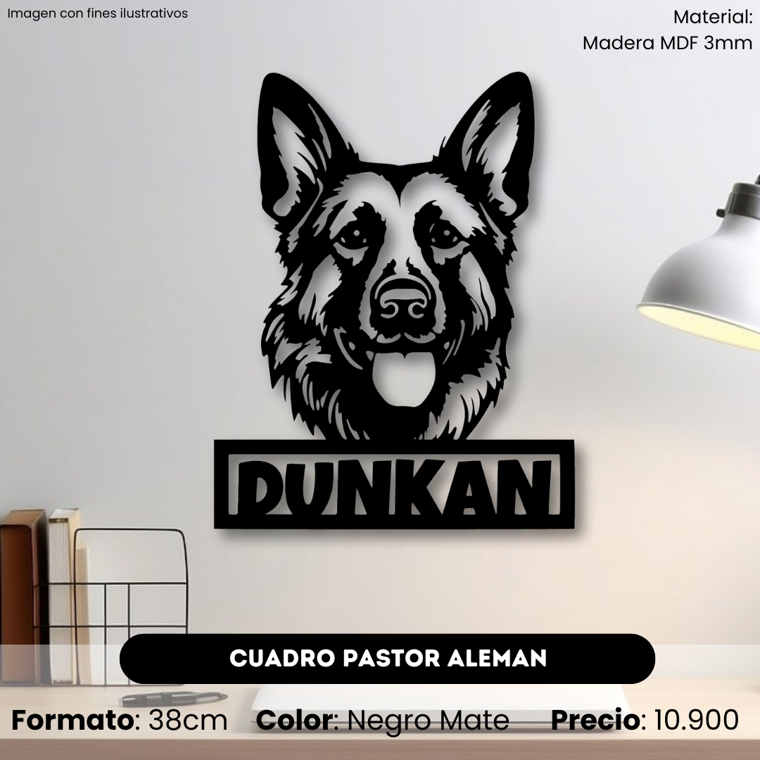 Cuadro Pastor Aleman