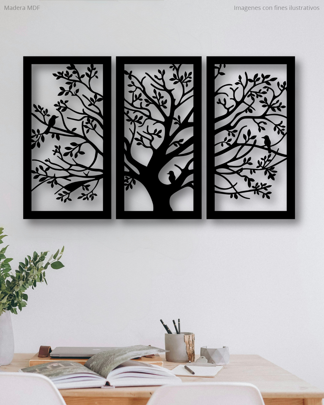 Set 2 cuadros Arbol