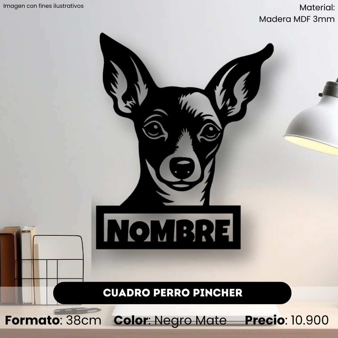Cuadro Perro Pincher