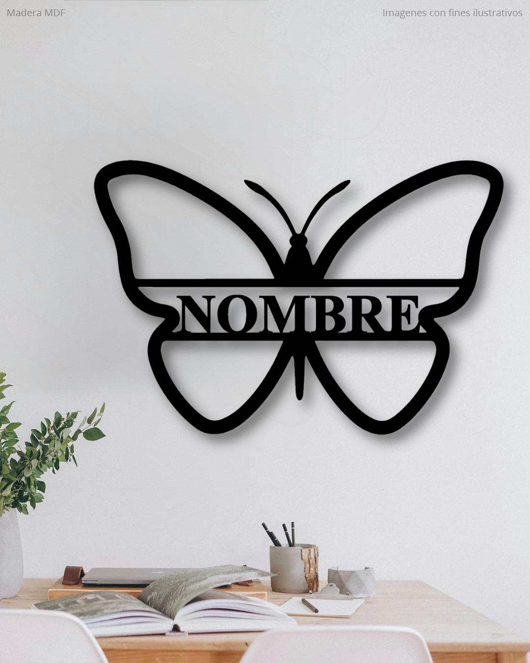 Mariposa con Nombre personalizado