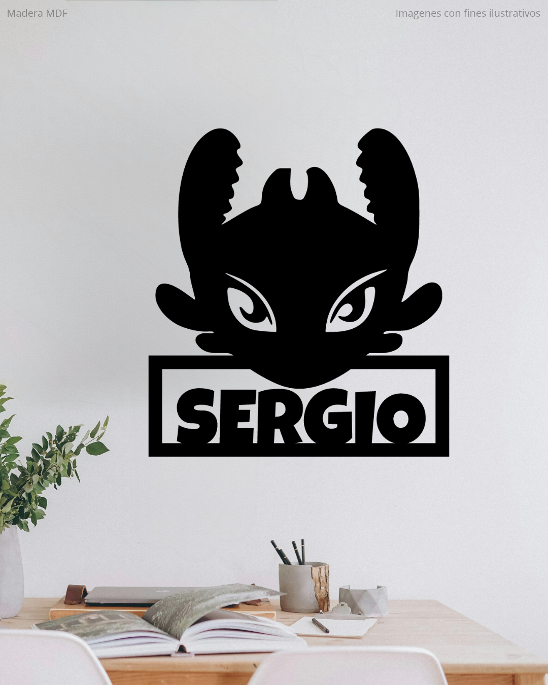 Chimuelo Como entrenar a tu dragón (Nombre Personalizado)