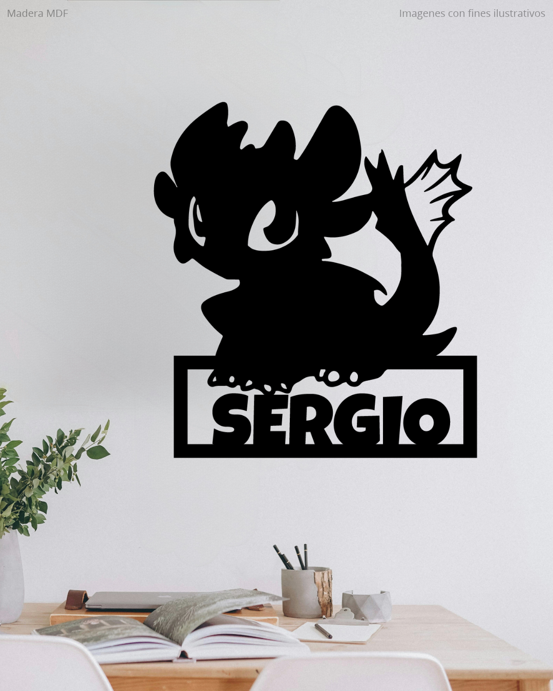 Chimuelo Como entrenar a tu dragón (Nombre Personalizado)
