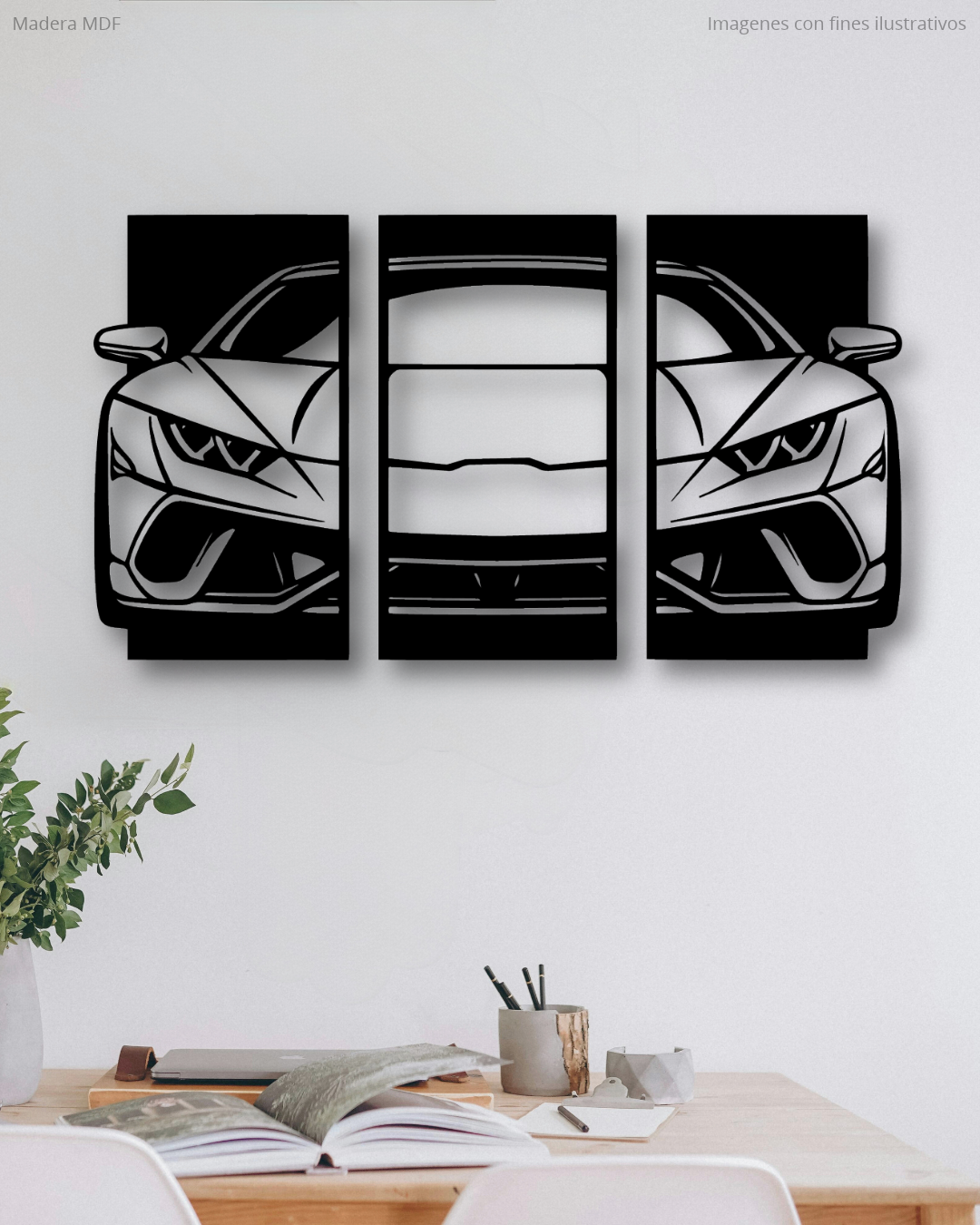 Set 3 Cuadros Lamborghini