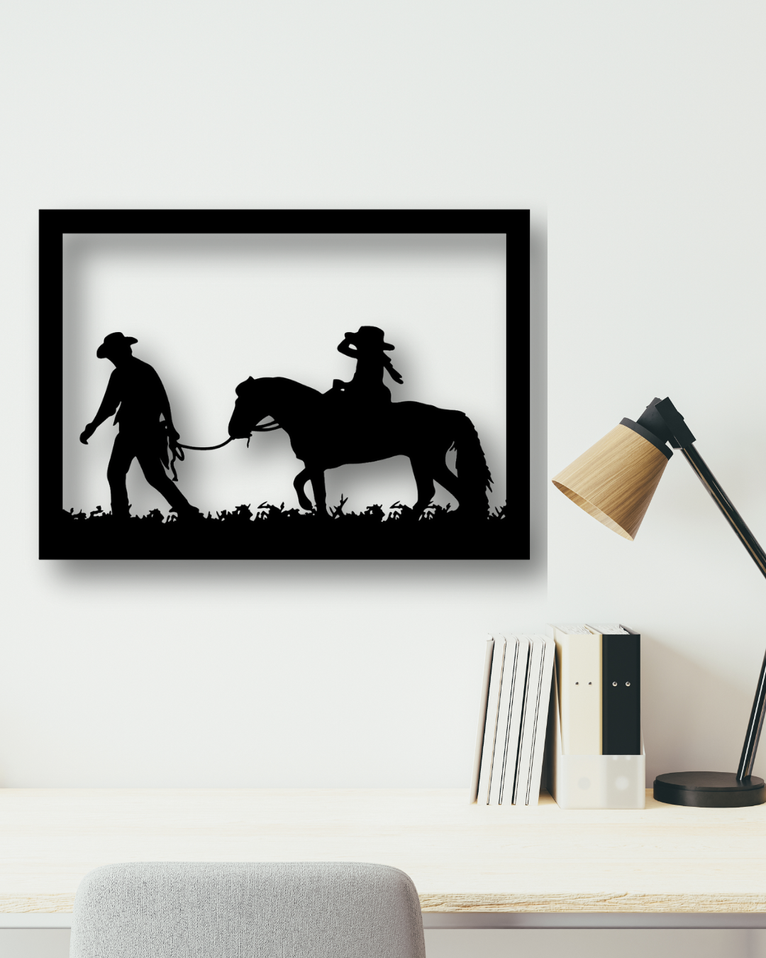 Cuadro Vaquero Country Caballo