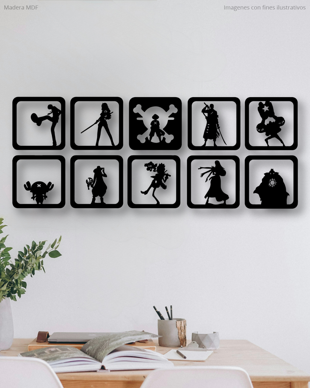 Set One Piece 10 cuadros