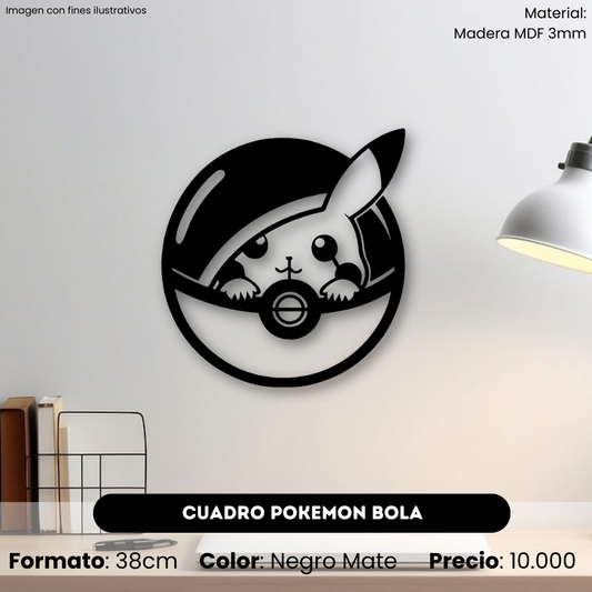 Cuadro Pokemon Bola