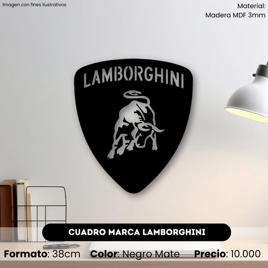 Cuadro Marca Carro Lamborghini