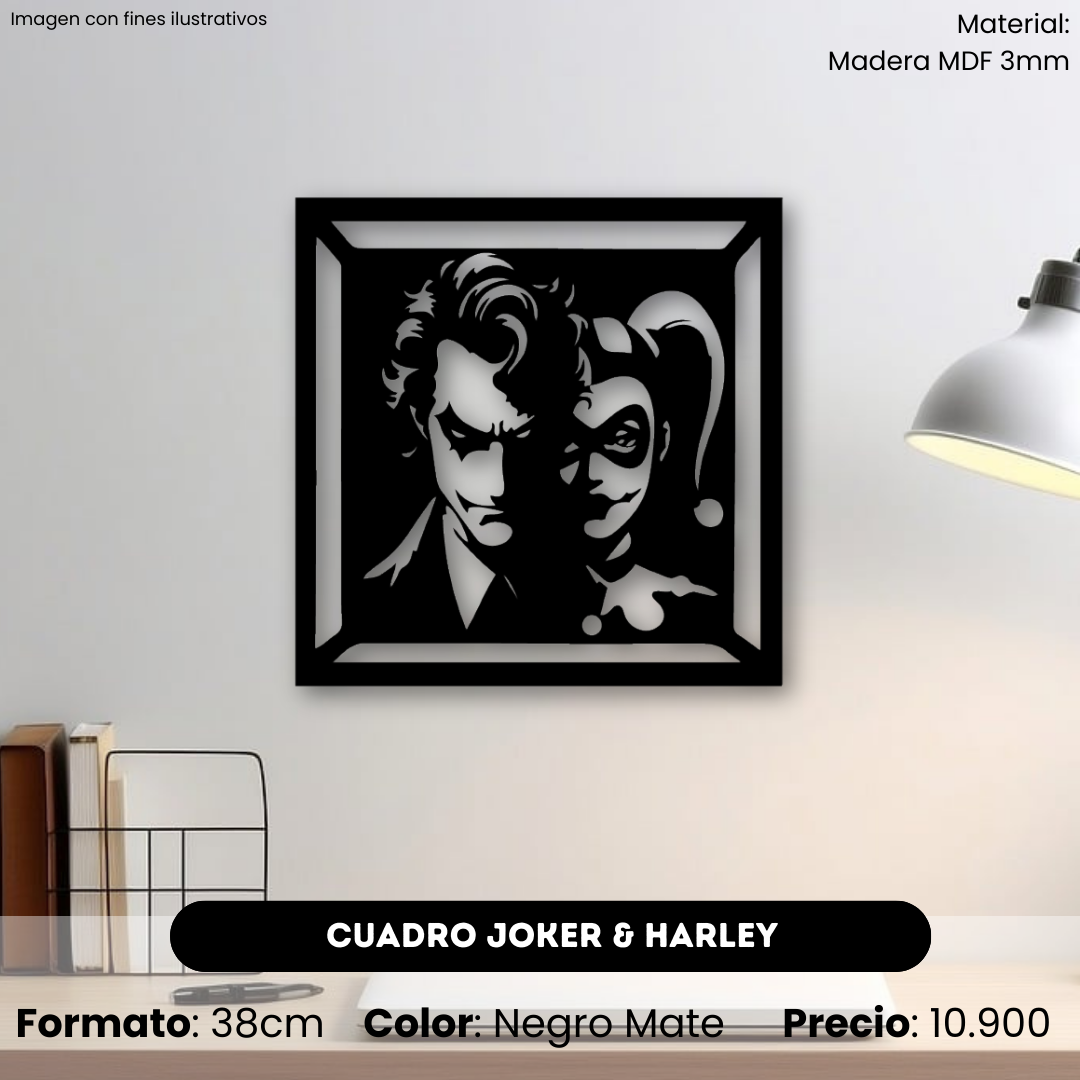 Cuadro Joker & Harley