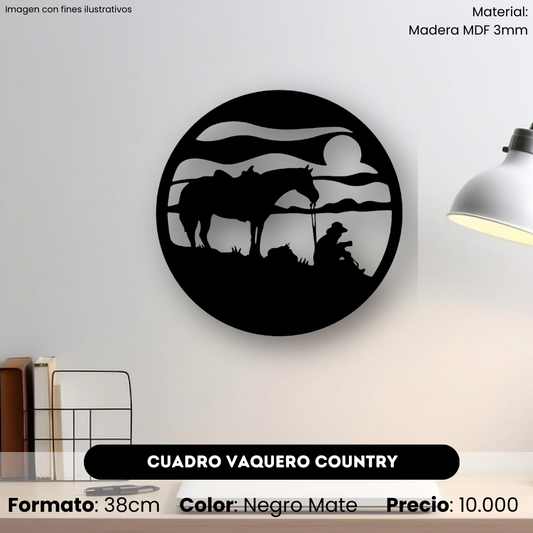 Cuadro Vaquero Country