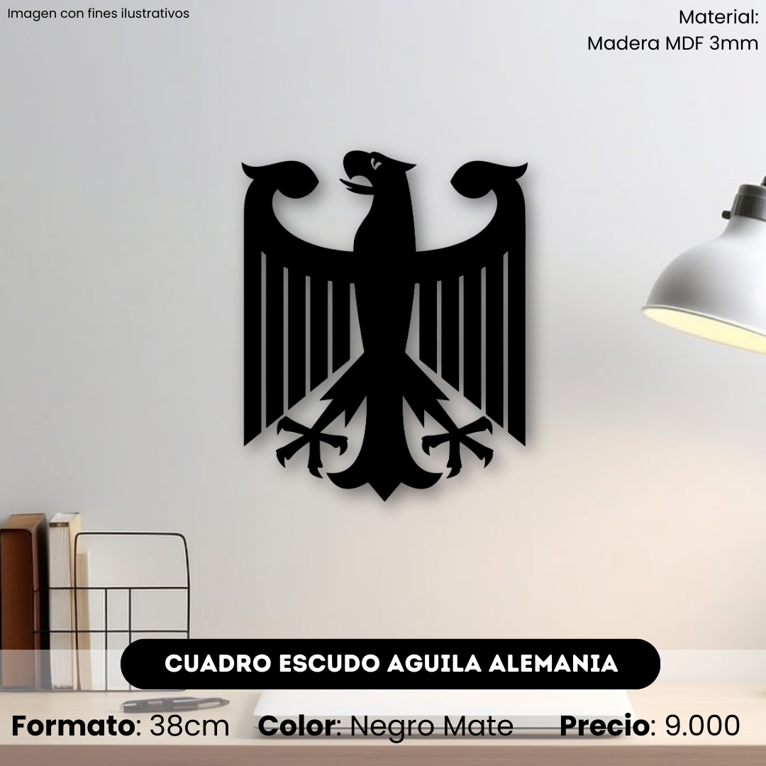 Cuadro Escudo Aguila Alemania