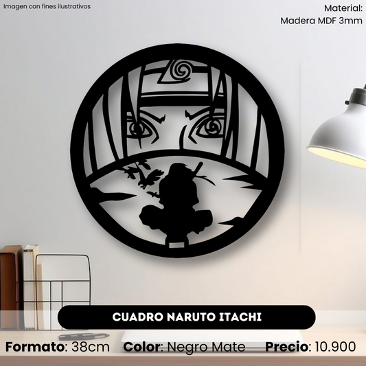 Cuadro Naruto Itachi