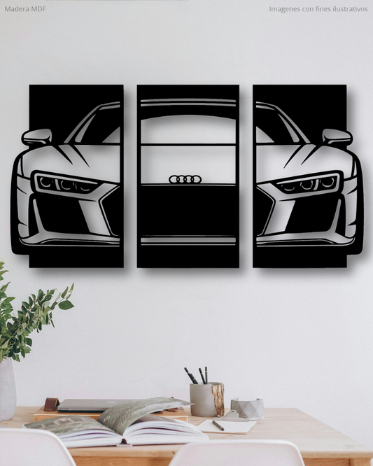 Set 3 cuadros Audi