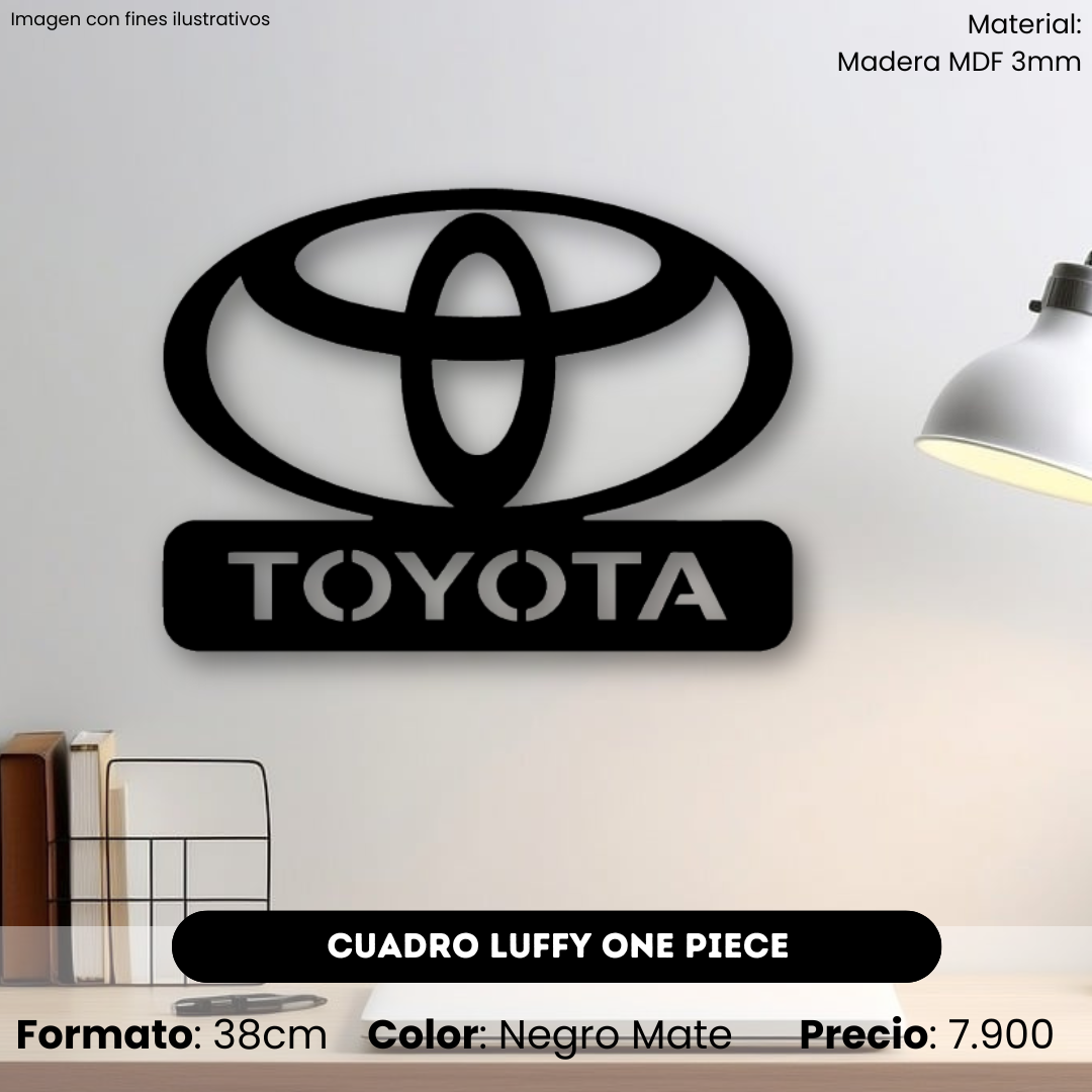 Cuadro Carro Marca Toyota